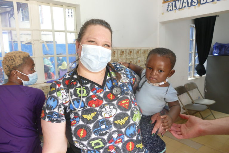 Stephanie McIntyre Holding Patient